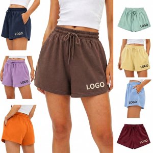 Lightweight High-Waist Women's Athletic Sweat Shorts