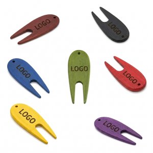 Natural Wood Golf Divot Repair Tool