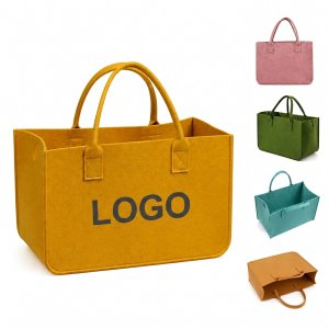 Sustainable Felt Tote for Multi-Purpose Organization and Storage