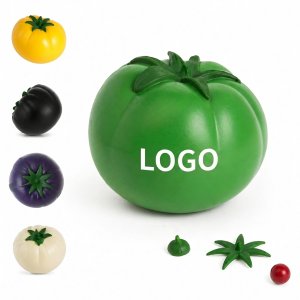 Tomato Shaped PU Foam Stress Reliever