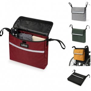 Reflective Mobility Aid Side Organizer Pouch